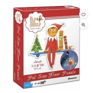 Elf on the Shelf Pal Size Floor Puzzle for an easy elf  on the shelf night